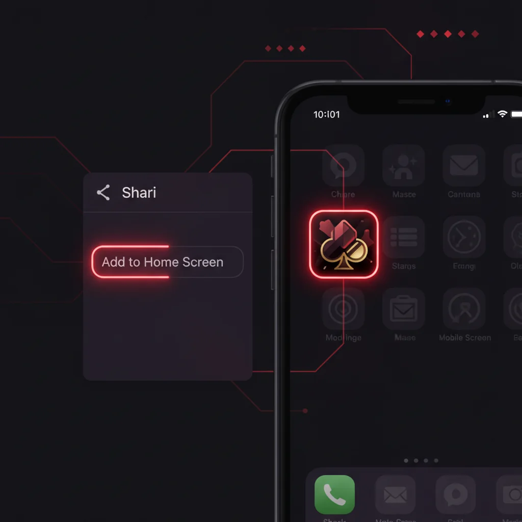 NV Casino iOS – přidání na plochu přes Safari pro české hráče